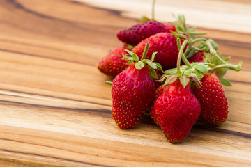 organic wild strawberries