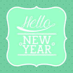 hello new year design 