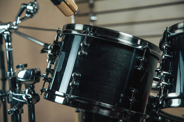 Studio drums.