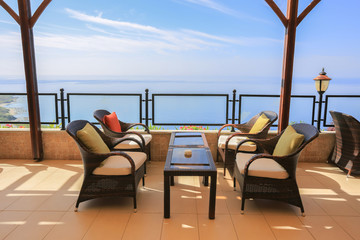 Restaurant on the terrace