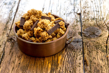Cereals with chocolate