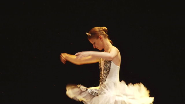 classical ballet - dancing ballerina