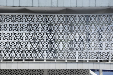 Wall pattern at The National Mosque of Malaysia a.k.a Masjid Negara