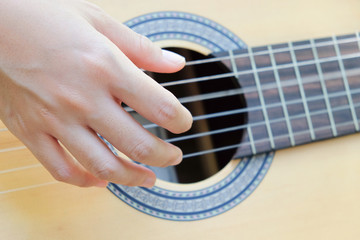 Fototapeta premium guitar player background