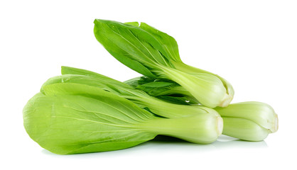 Bok choy vegetable isolated on the white background