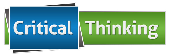 Critical Thinking Green Blue Horizontal 