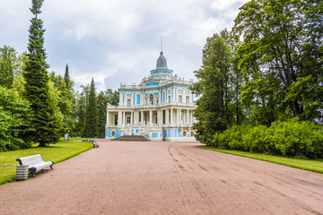 ST PETERSBURG, RUSSIA - JULY 29, 2015: Menshikov Palace (Oranienbaum) in the town of Lomonosov