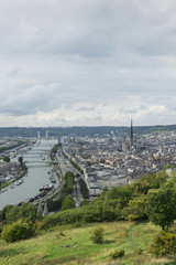 rouen city center in france