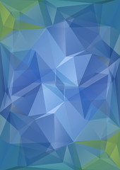 blue polygonal background