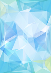 light blue polygonal background