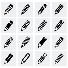 Vector Pencil icon set