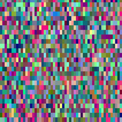 Colorful pattern with chaotic pixels