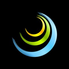 Colorful logo element vector design