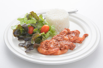 Prawn with Rice