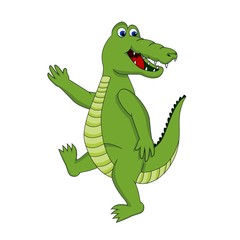 Cute Crocodile walking