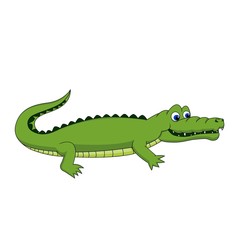 Cute Crocodile walking