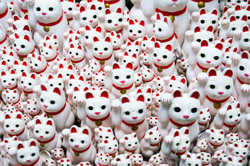 Goutokuji-temple Beckoning cat,tokyo,japan（豪徳寺の招き猫）