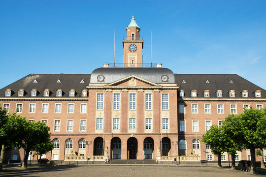 Rathaus in Herne, NRW, Deutschland