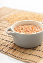 Red rice. Shallow dof