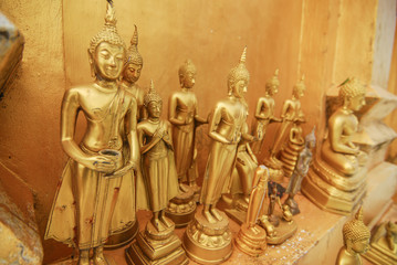 Obraz premium standing Buddha statue