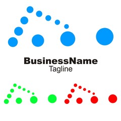 dot logo icon vector