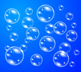 Bubble soap vector