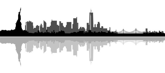 Fototapeta premium Skyline w Nowym Jorku
