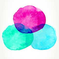 Watercolor circles