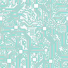 Technology abstract motherboard illustration background. Vector graphic template.