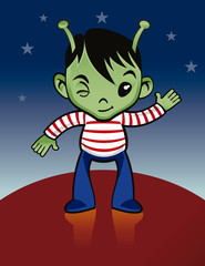 niño extraterrestre