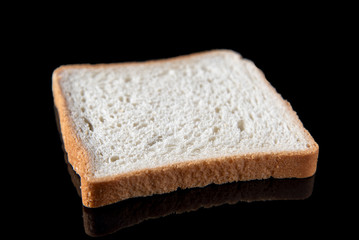 Slice of bread.