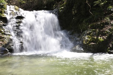 室久保川の的様の滝
