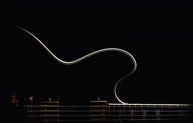 Zelfklevend Fotobehang Electric Guitar Abstract © krsmanovic