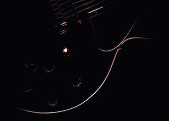 Electric Guitar Abstract - 95318996