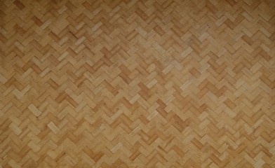 Woven bamboo wall background