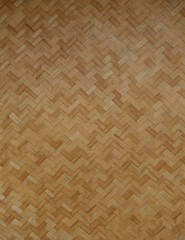 Woven bamboo wall background