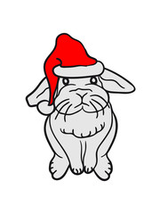 Weihnachtshase cap christmas sweet cute funny