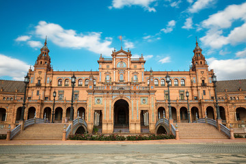 Fototapeta premium Plaza de Espana in Seville, Andalusia