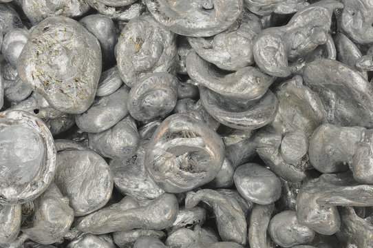 Granules of zinc  marco