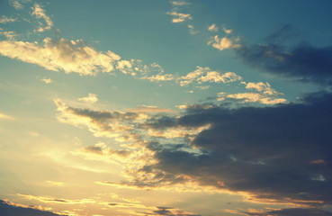 Beautiful evening sky