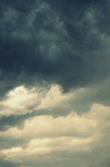 Beautiful dramatic sky