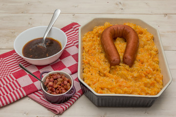 Typical dutch dish hutspot