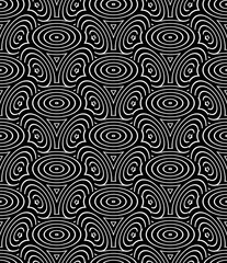 Contemporary abstract vector endless background, three-dimension