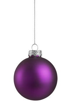 Purple Christmas Ball