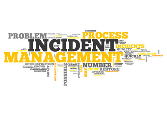 Wordcloud Incident Management