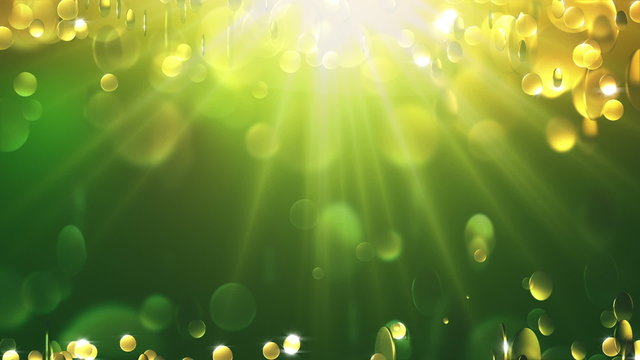 Gold Coins Particle Shine Amazing Loop Magic Seamless Shine Star