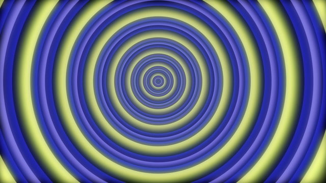 Psychedelic hypnotic circles seamless loop - 1080p. Computer generated image to use for background, transition and texture.