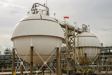 Spherical type ,LPG Storage tank.