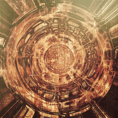 Grunge colorful texture for retro background. With different color patterns: yellow (beige); brown; gray; black