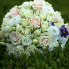 Wedding bouquet outdoor